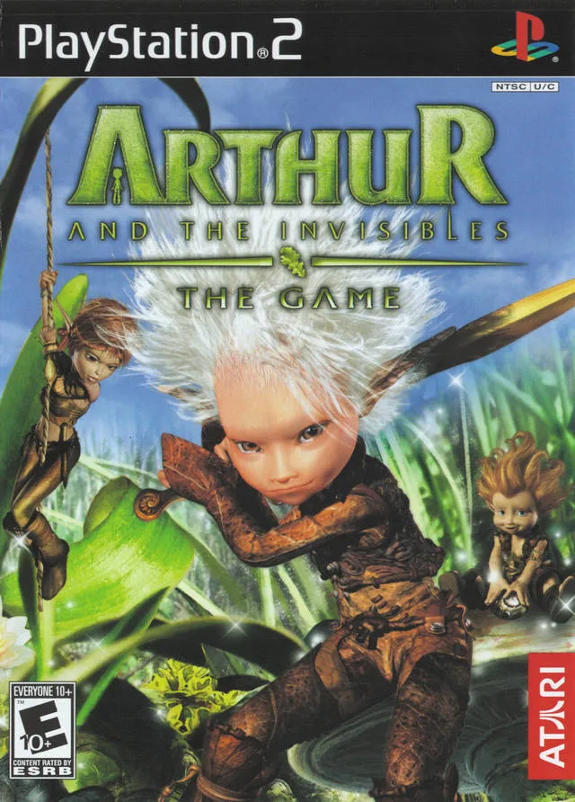 Arthur and the Invisibles cover art for Sony Playstation 2