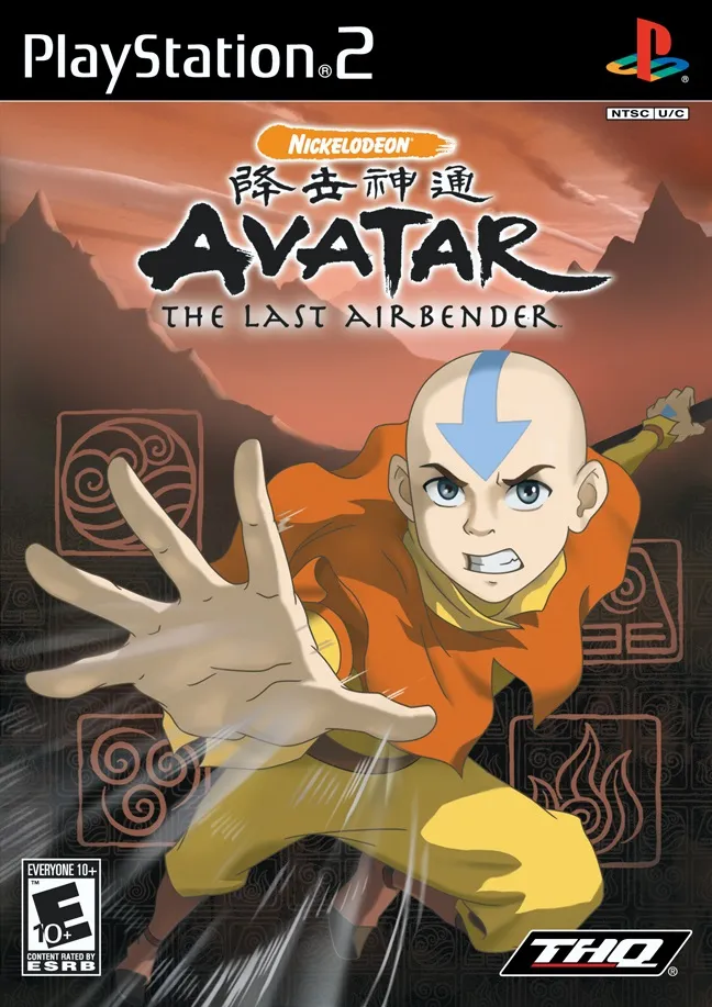 Avatar: The Last Airbender cover art for Sony Playstation 2