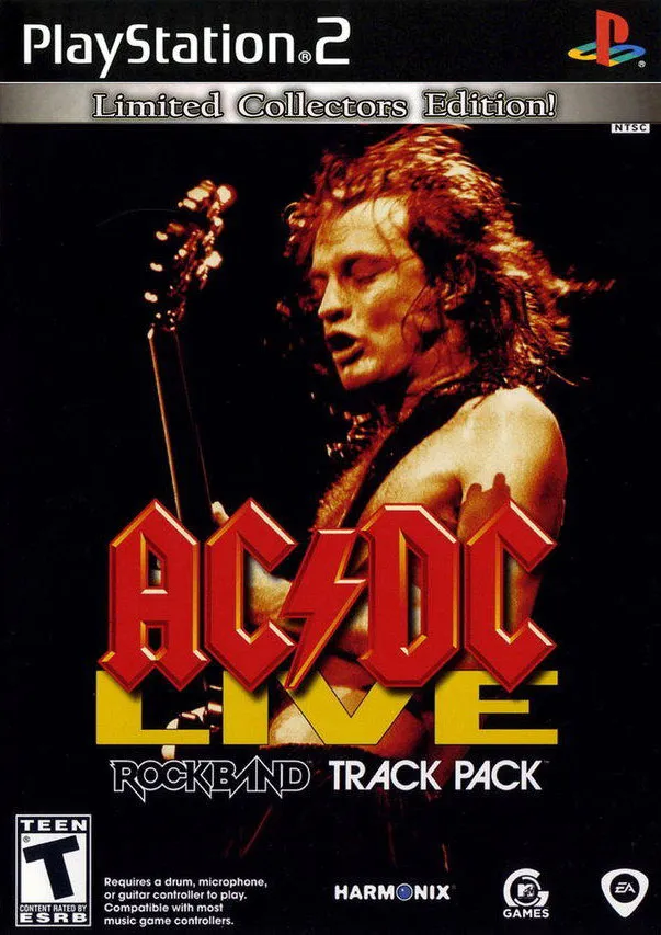 AC/DC Live: Rock Band Track Pack box art
