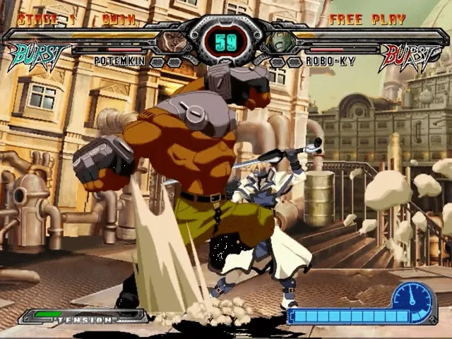 Backdrop artwork for Guilty Gear XX Accent Core