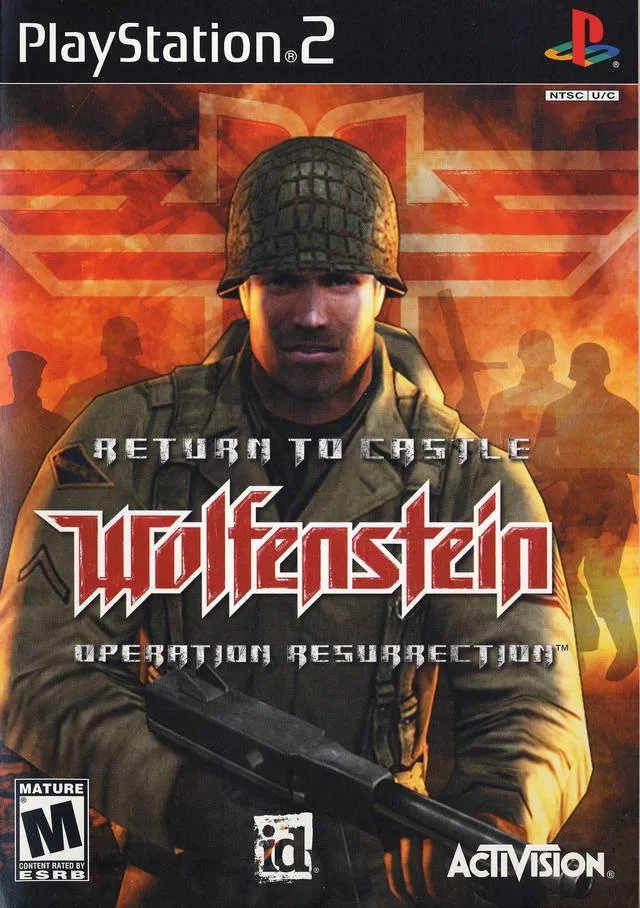 Return to Castle Wolfenstein: Operation Resurrection cover art for Sony Playstation 2