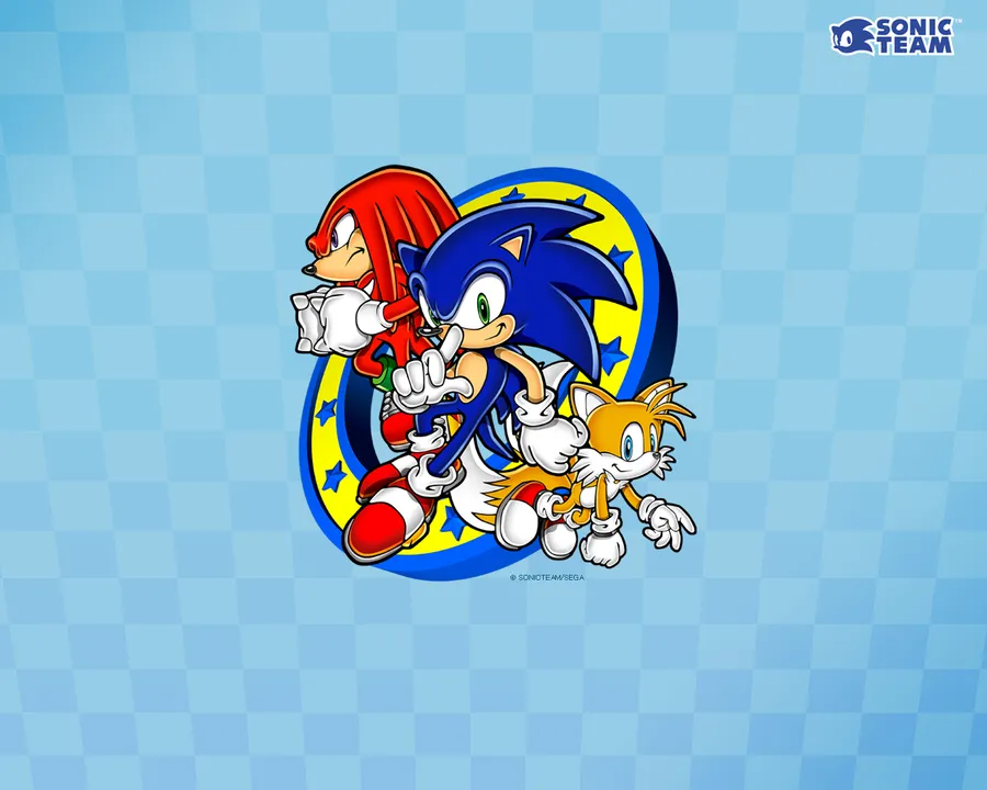 Backdrop artwork for Sonic Mega Collection Plus