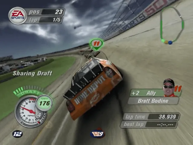 Backdrop artwork for Nascar Thunder 2004