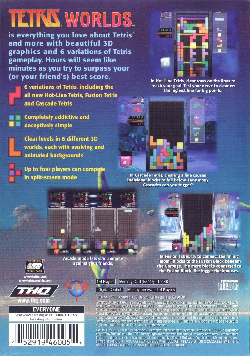 Tetris Worlds box back