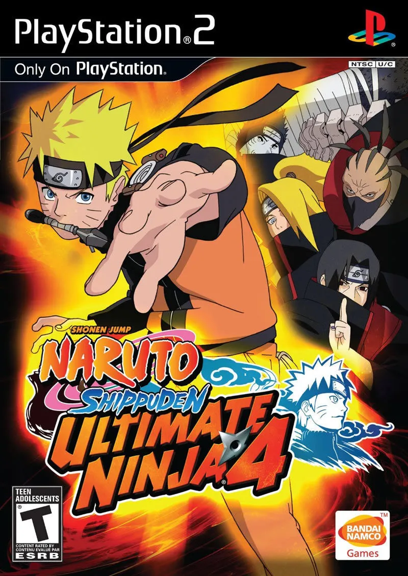 Naruto Shippuden: Ultimate Ninja 4 box art