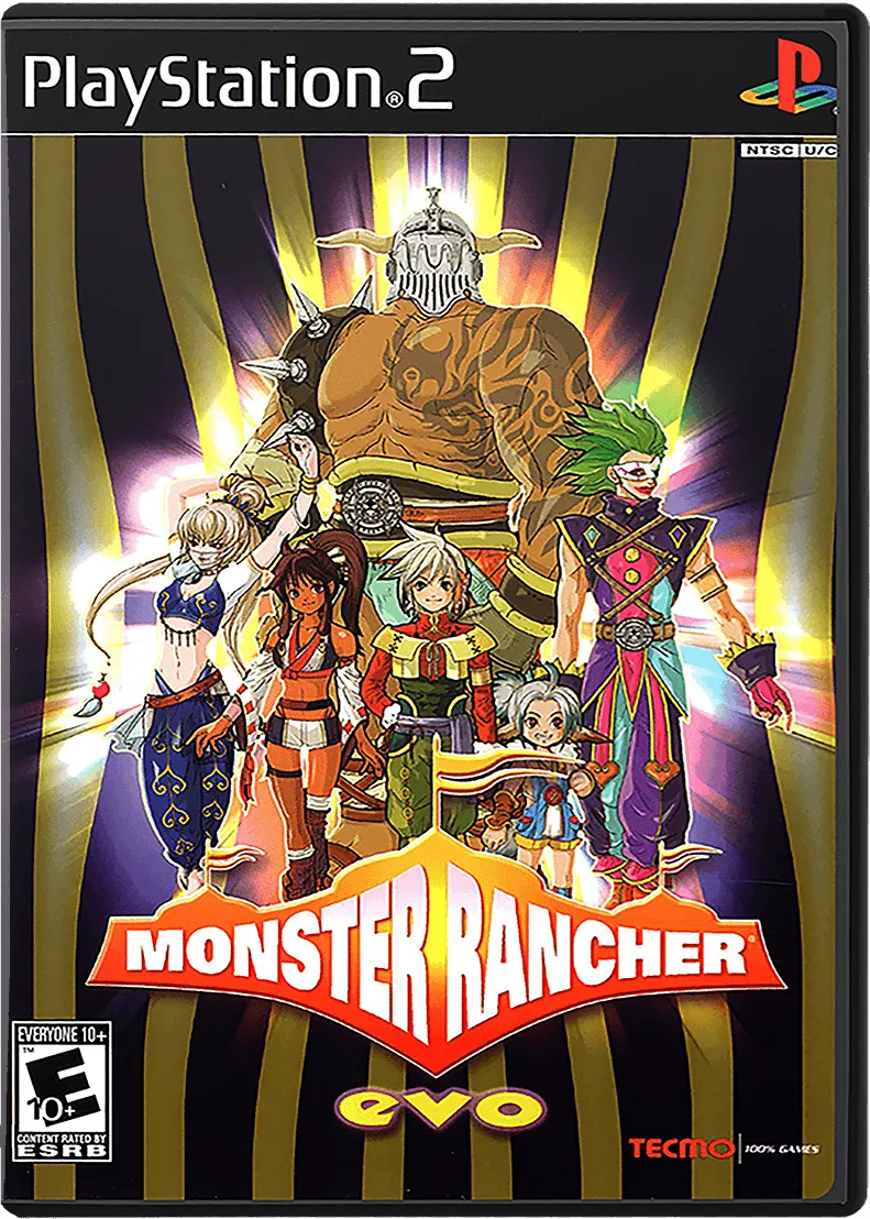 Monster Rancher EVO cover art for Sony Playstation 2
