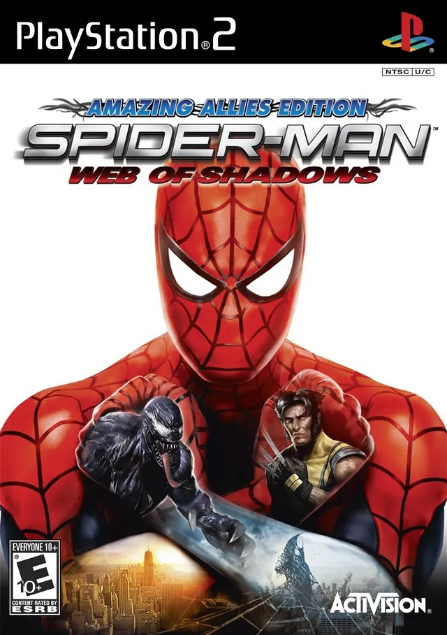 Spider-Man: Web of Shadows box art