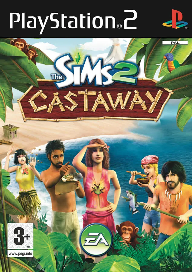Backdrop artwork for The Sims 2: Castaway