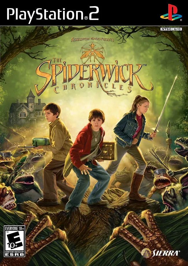 The Spiderwick Chronicles cover art for Sony Playstation 2