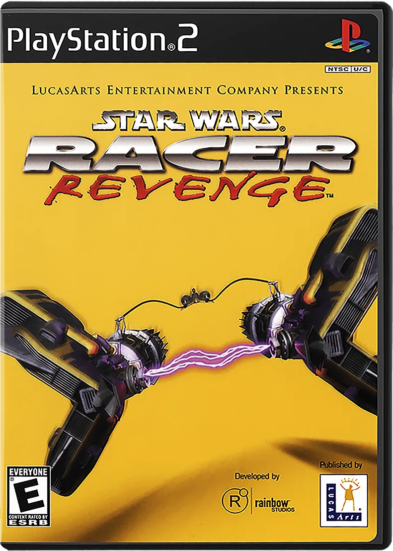 Star Wars: Racer Revenge cover art for Sony Playstation 2