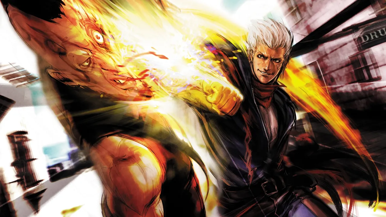 Backdrop artwork for God Hand