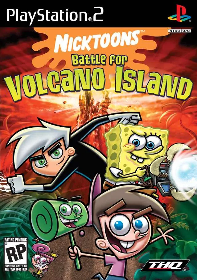 Backdrop artwork for Nicktoons: Battle for Volcano Island