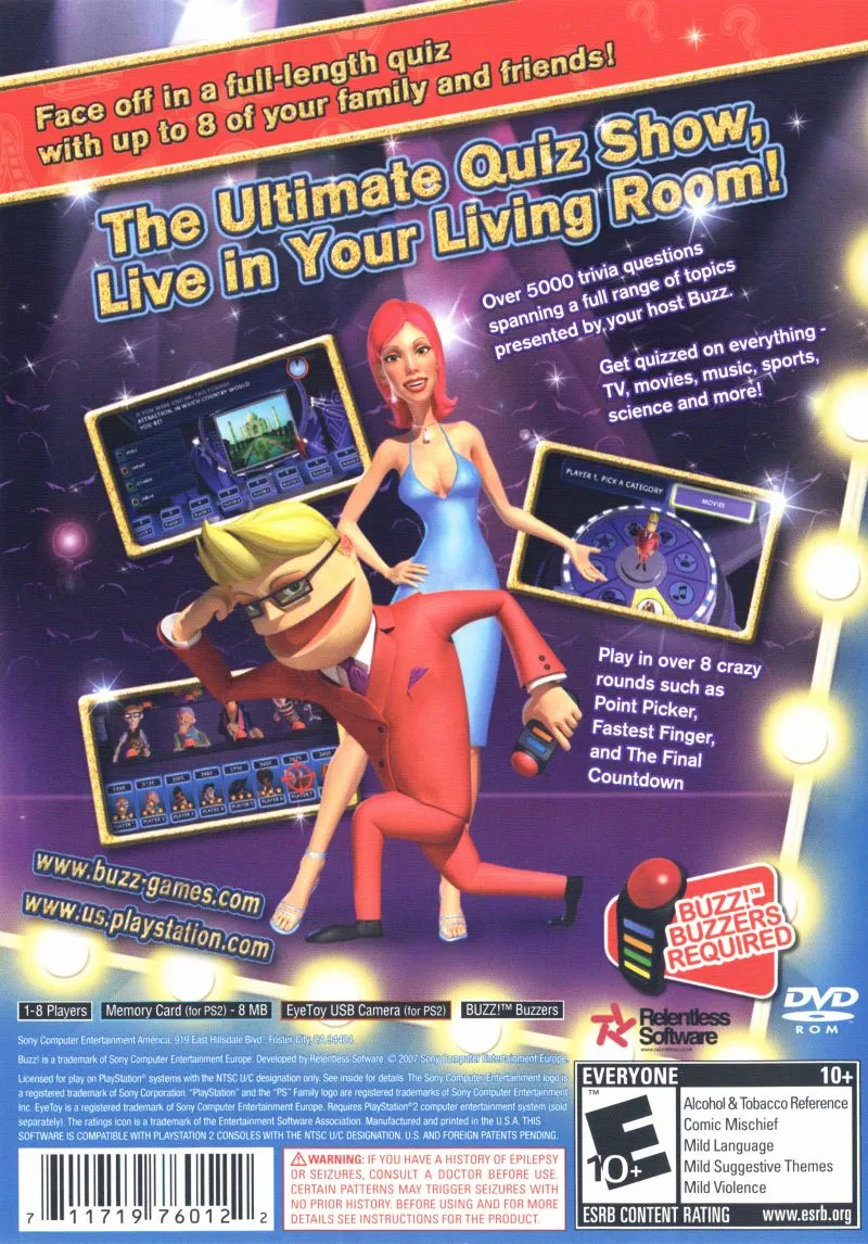 Buzz! The Mega Quiz box back