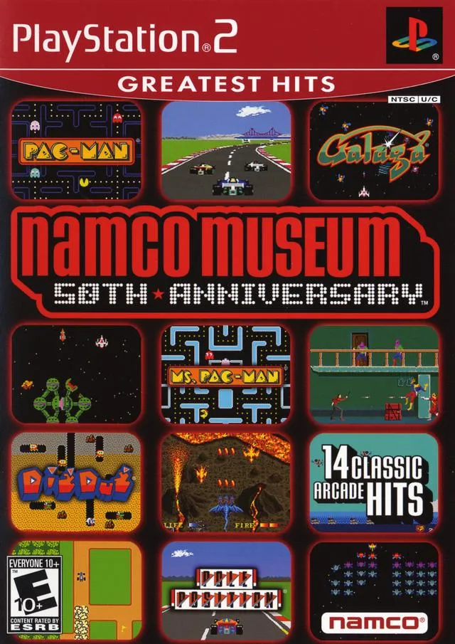 Namco Museum 50th Anniversary box art