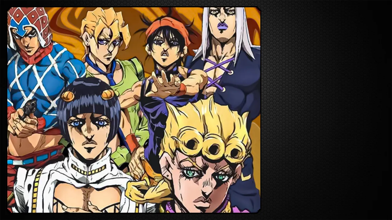 Backdrop artwork for JoJo's Bizarre Adventure: Golden Wind