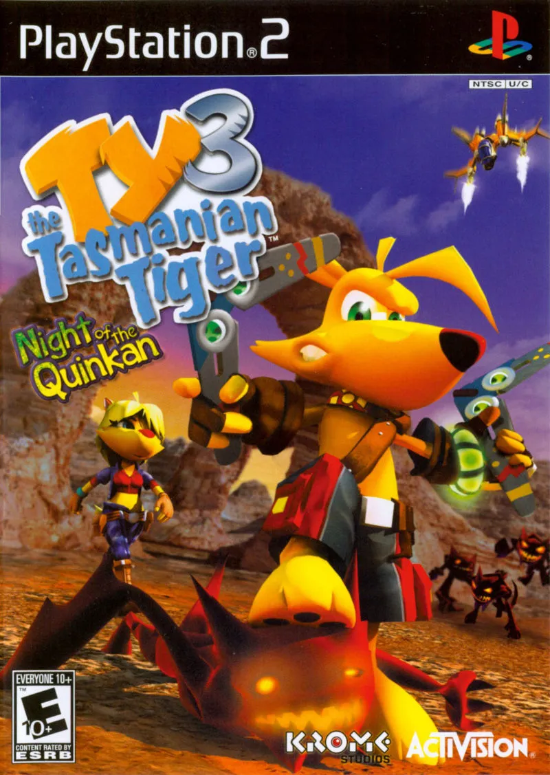 Backdrop artwork for Ty the Tasmanian Tiger 3: Night of the Quinkan