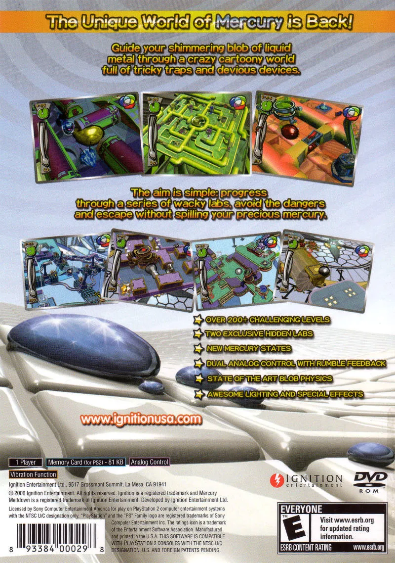 Mercury Meltdown Remix box back