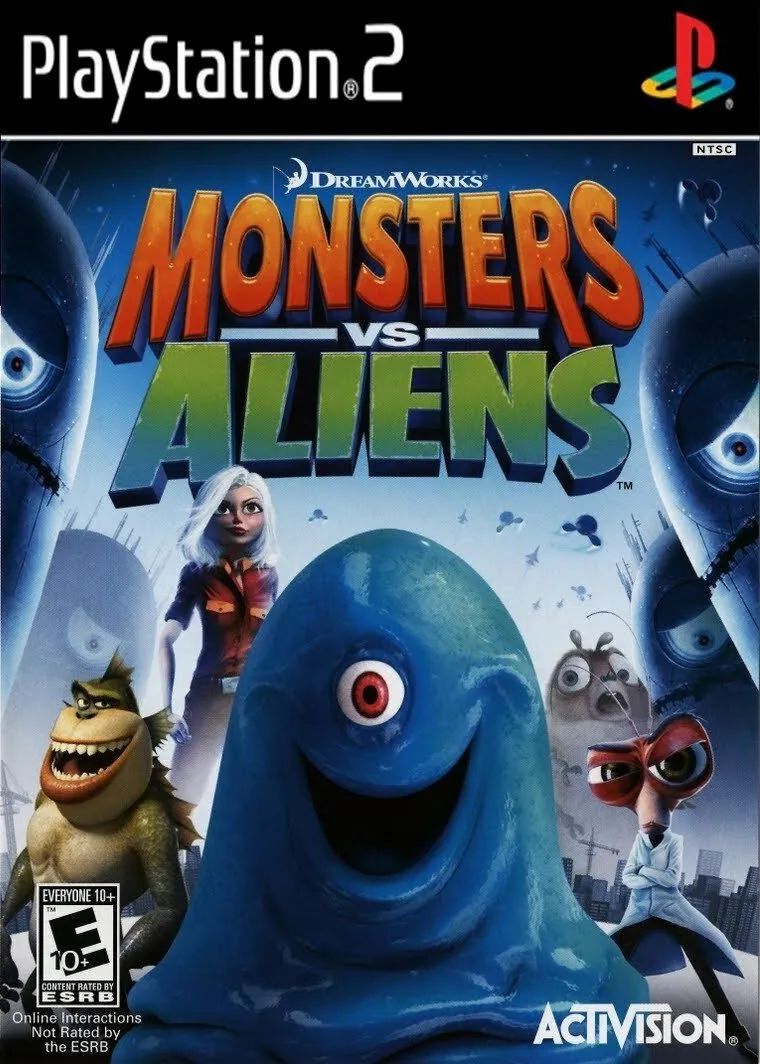 Monsters vs. Aliens box art
