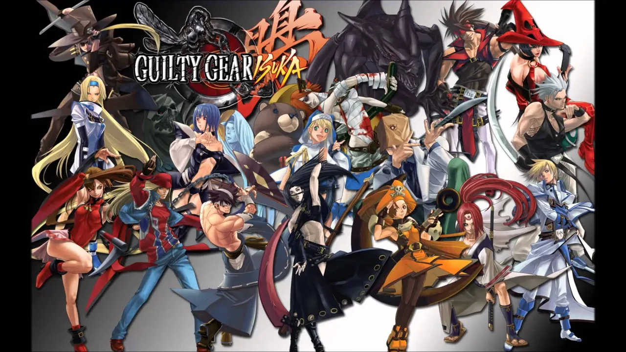 Backdrop artwork for Guilty Gear Isuka