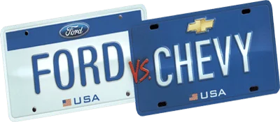 Ford vs. Chevy logo