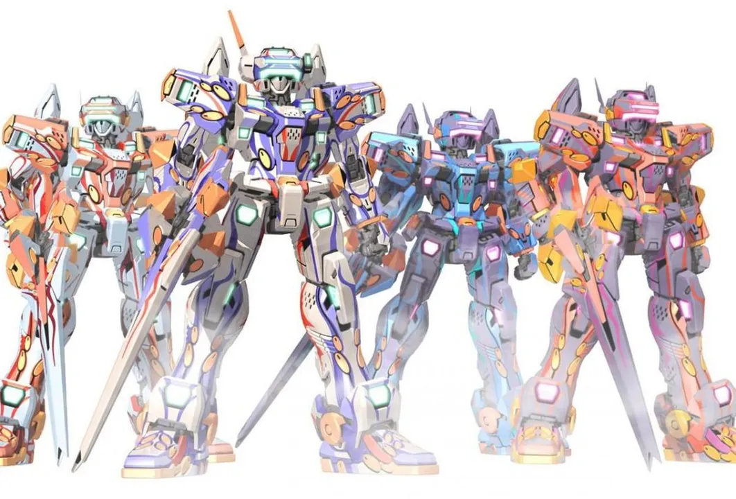 Backdrop artwork for Cyber Troopers Virtual-On Marz