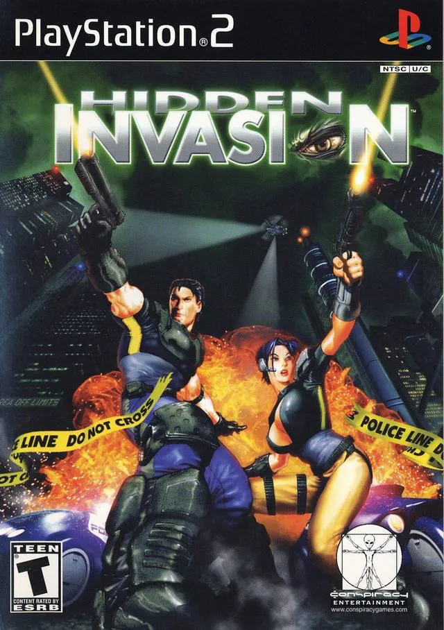 Hidden Invasion cover art for Sony Playstation 2