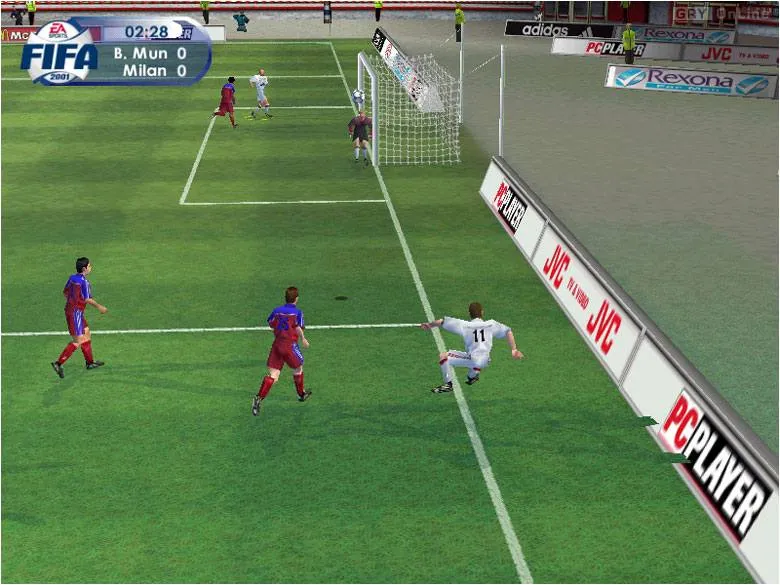 Backdrop artwork for FIFA 2001
