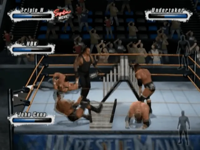 Backdrop artwork for WWE SmackDown vs. Raw 2009