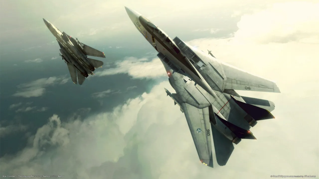 Backdrop artwork for Ace Combat 5: The Unsung War