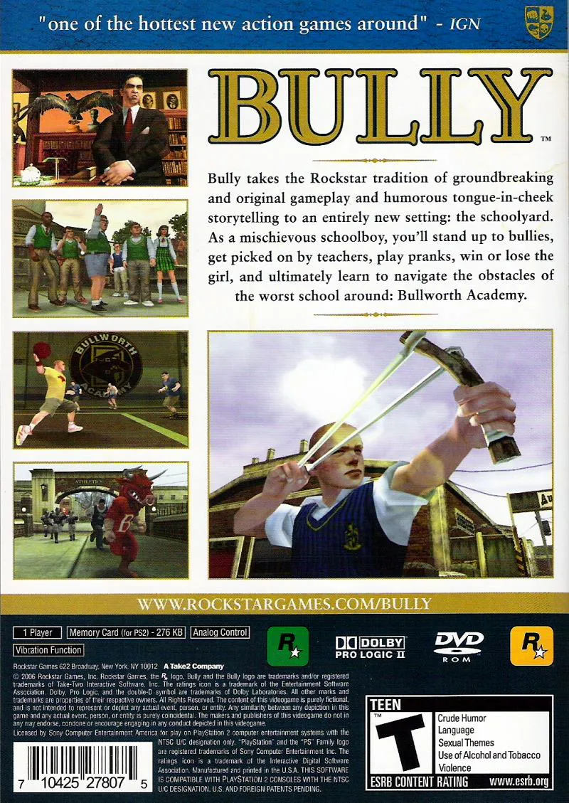 Bully box back