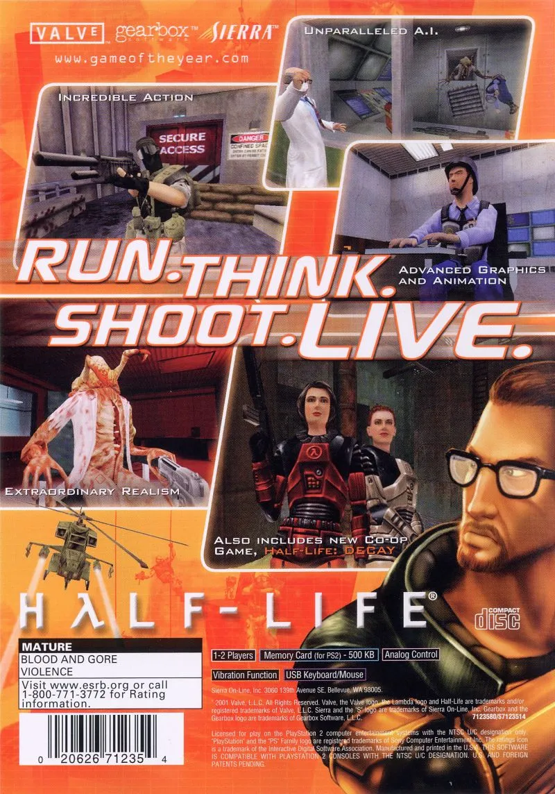 Half-Life box back