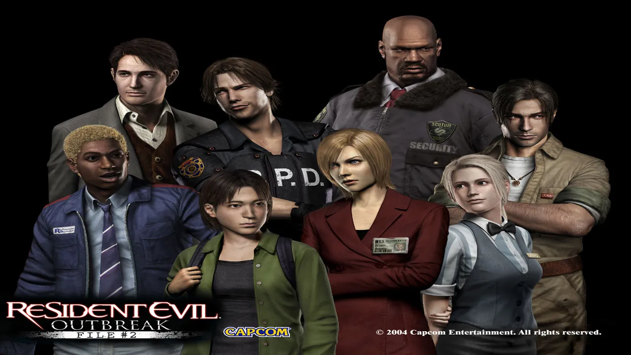 Backdrop artwork for Resident Evil Outbreak: File #2