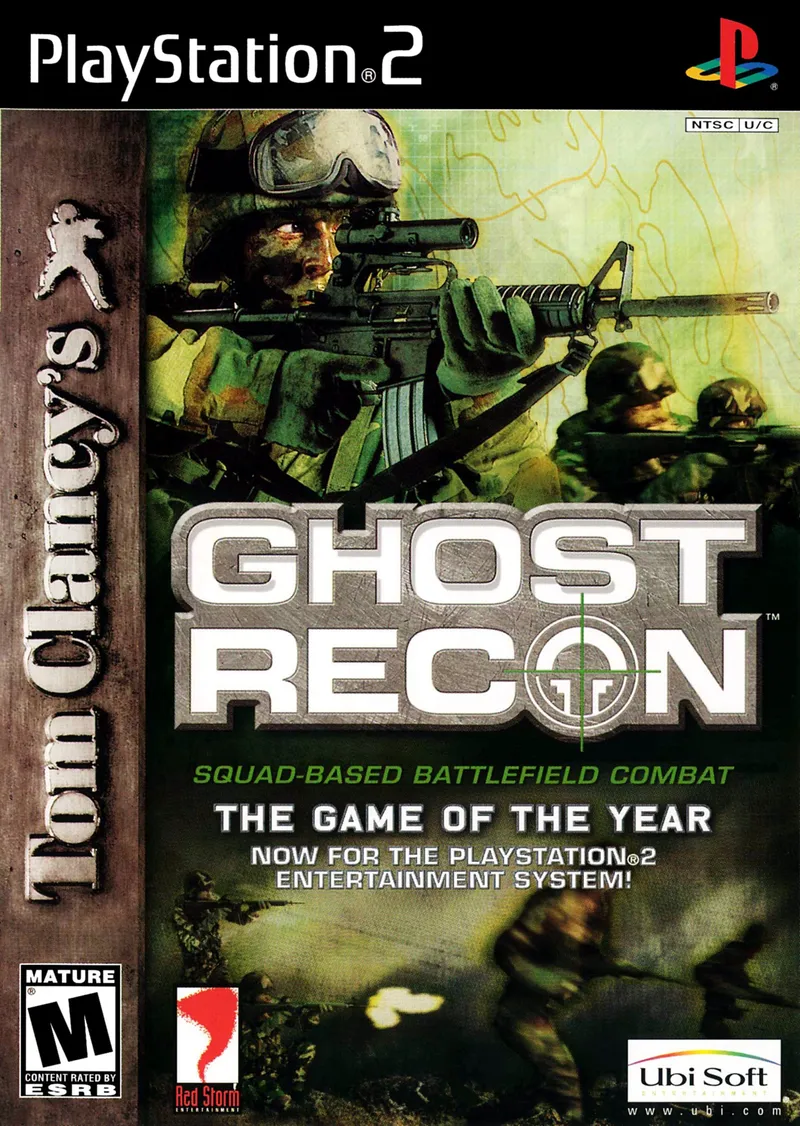 Tom Clancy's Ghost Recon cover art for Sony Playstation 2