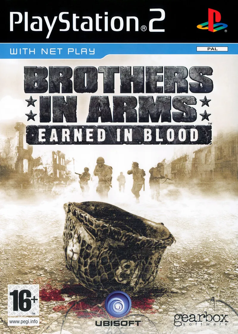 Brothers in Arms: Earned in Blood cover art for Sony Playstation 2