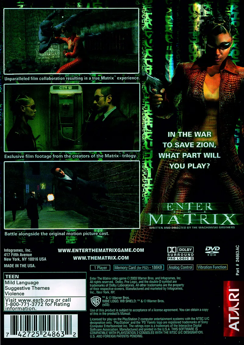 Enter the Matrix box back