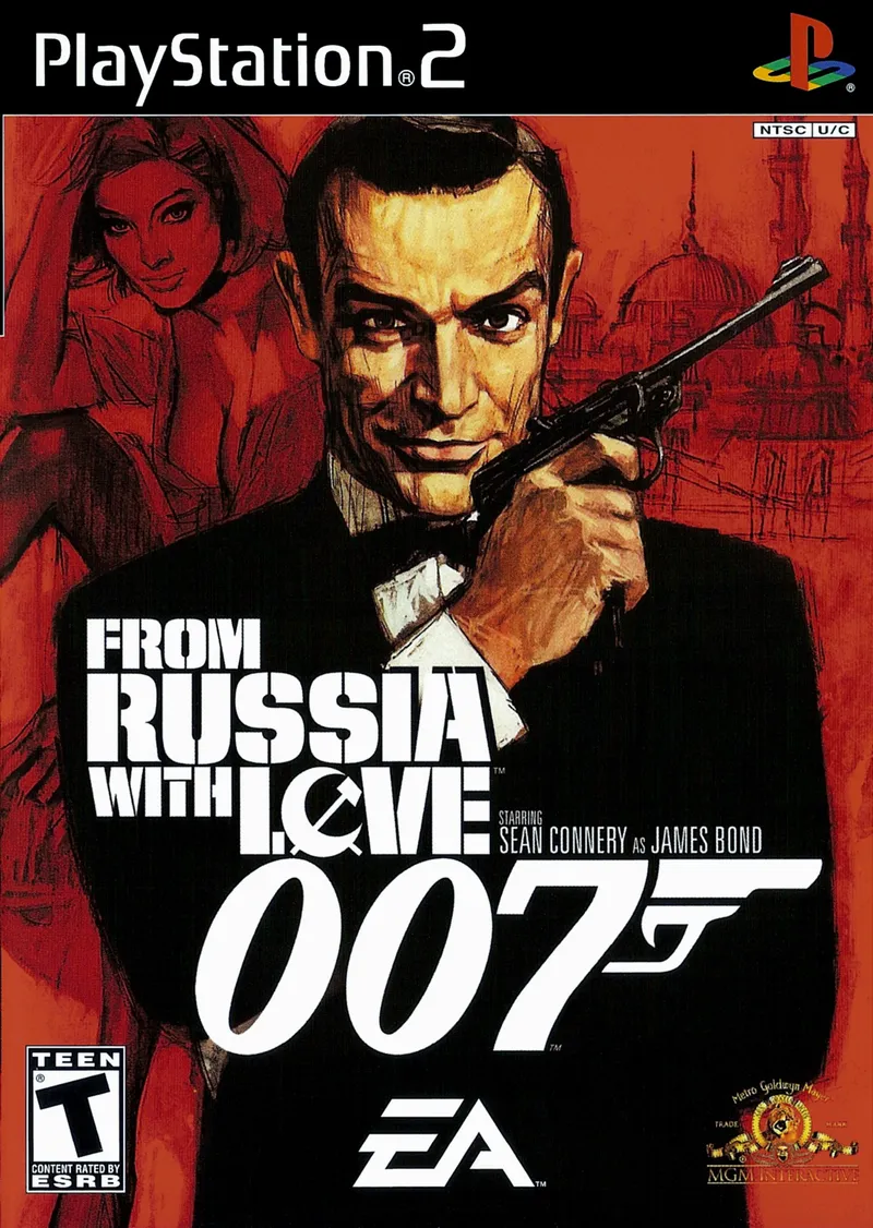007: From Russia with Love cover art for Sony Playstation 2