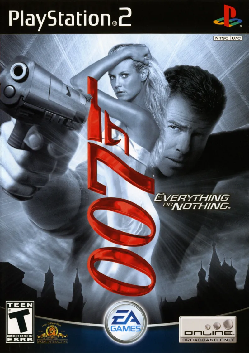 007: Everything or Nothing cover art for Sony Playstation 2