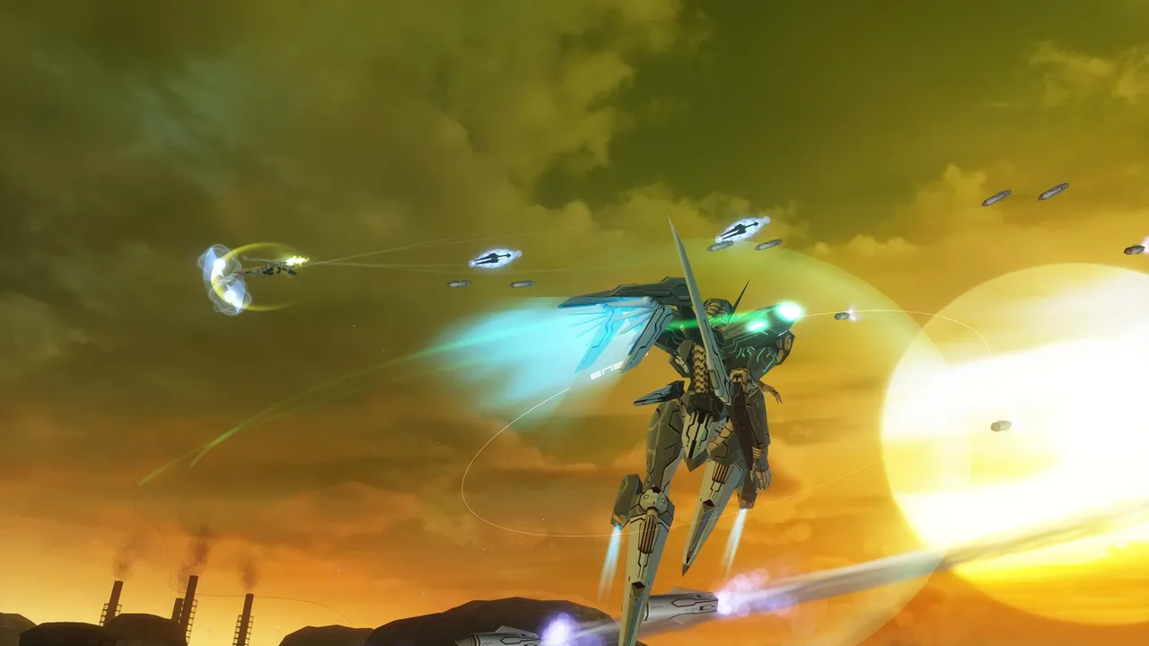 Backdrop artwork for Zone of the Enders