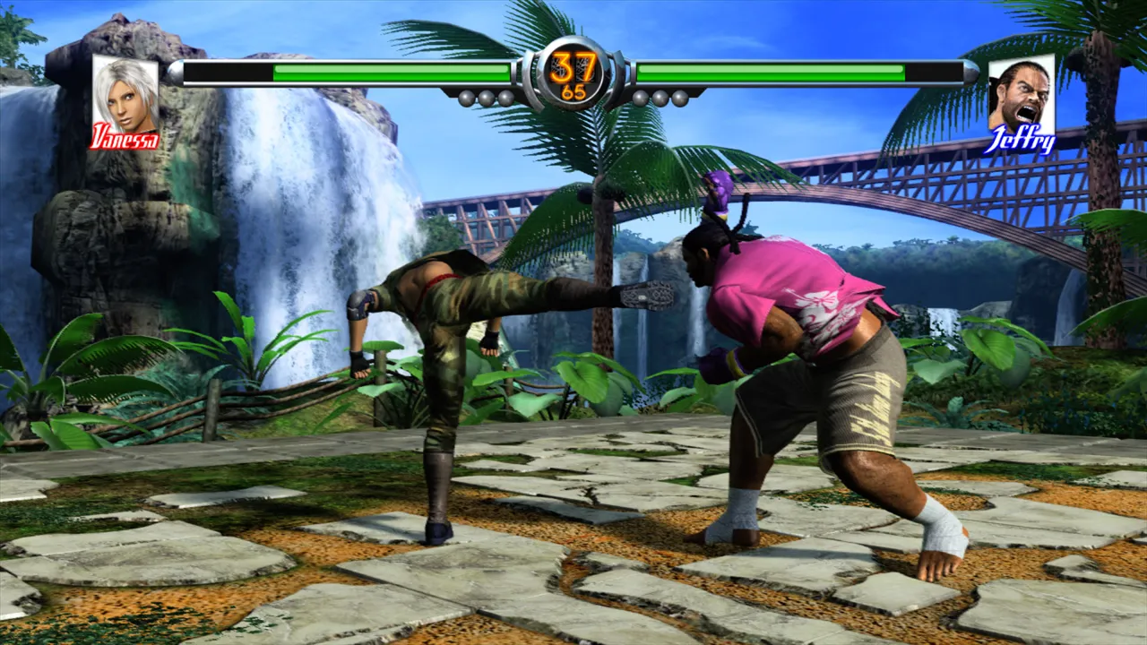 Backdrop artwork for Virtua Fighter 4