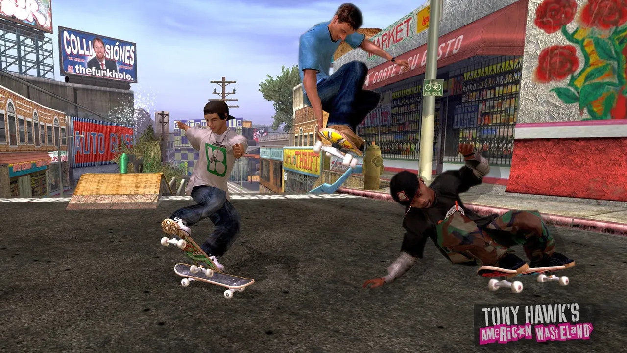Backdrop artwork for Tony Hawk's American Wasteland
