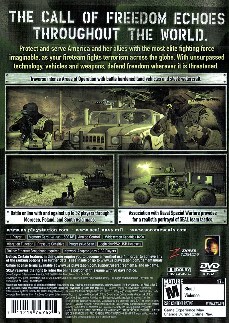 SOCOM 3: U.S. Navy SEALs box back