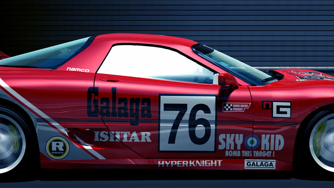 Backdrop artwork for Ridge Racer V