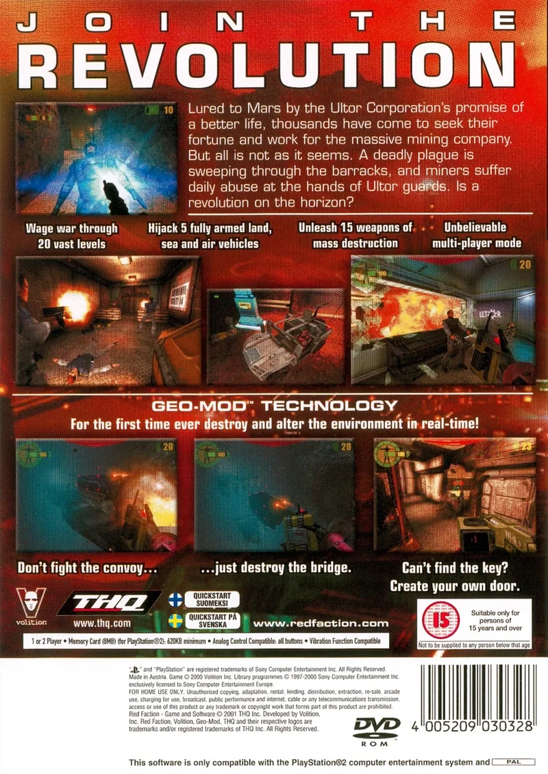 Red Faction box back