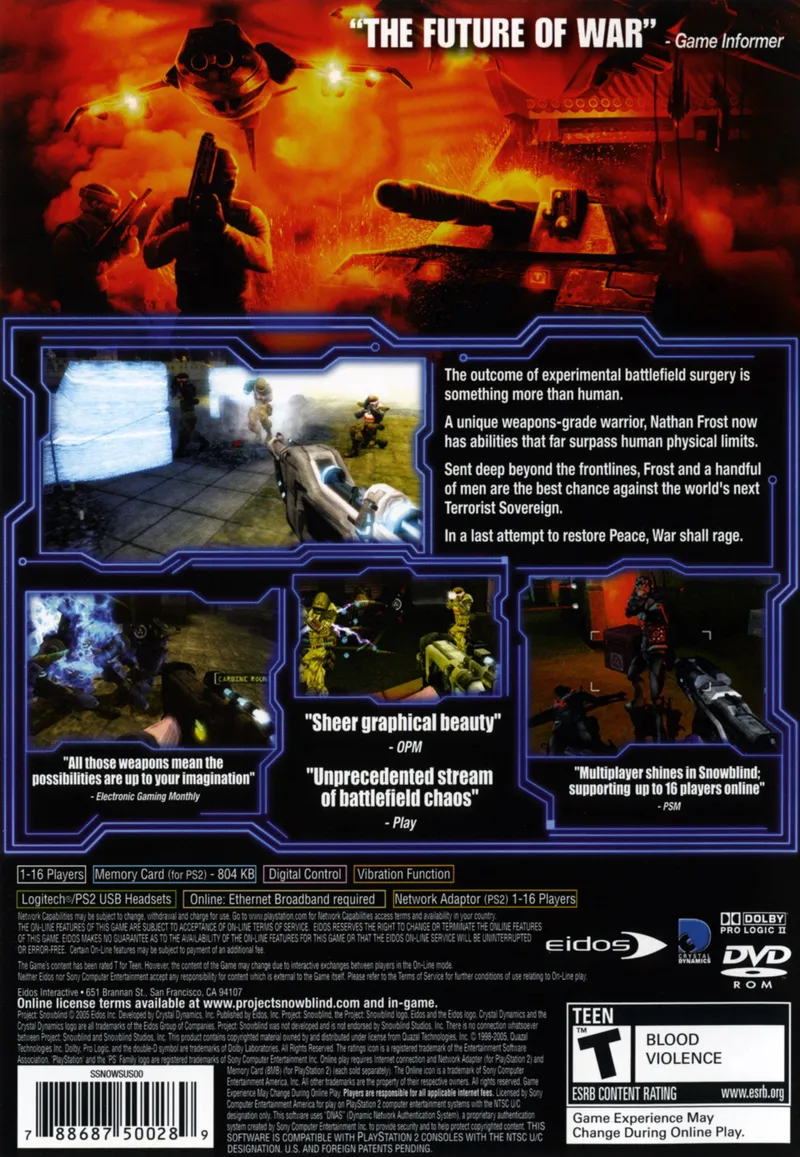 Project: Snowblind box back