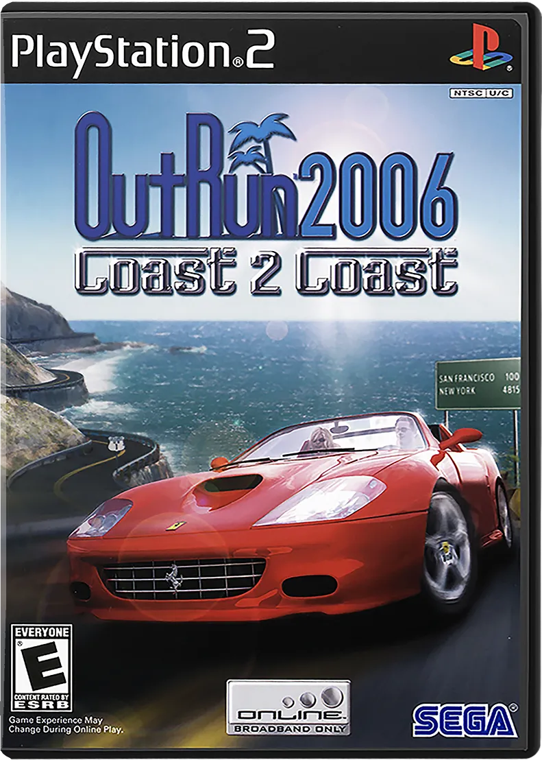 OutRun 2006: Coast 2 Coast box art