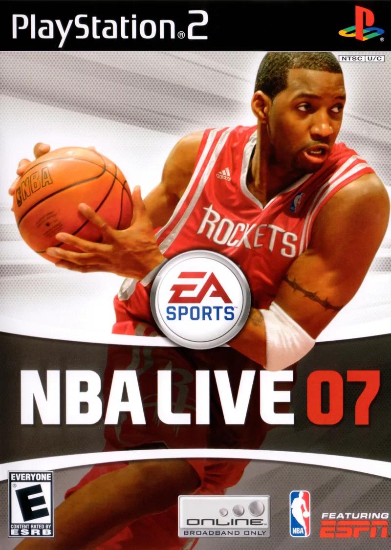 NBA Live 07 cover art for Sony Playstation 2
