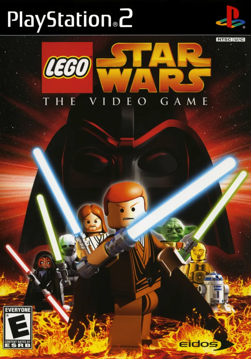 LEGO Star Wars: The Video Game cover art for Sony Playstation 2
