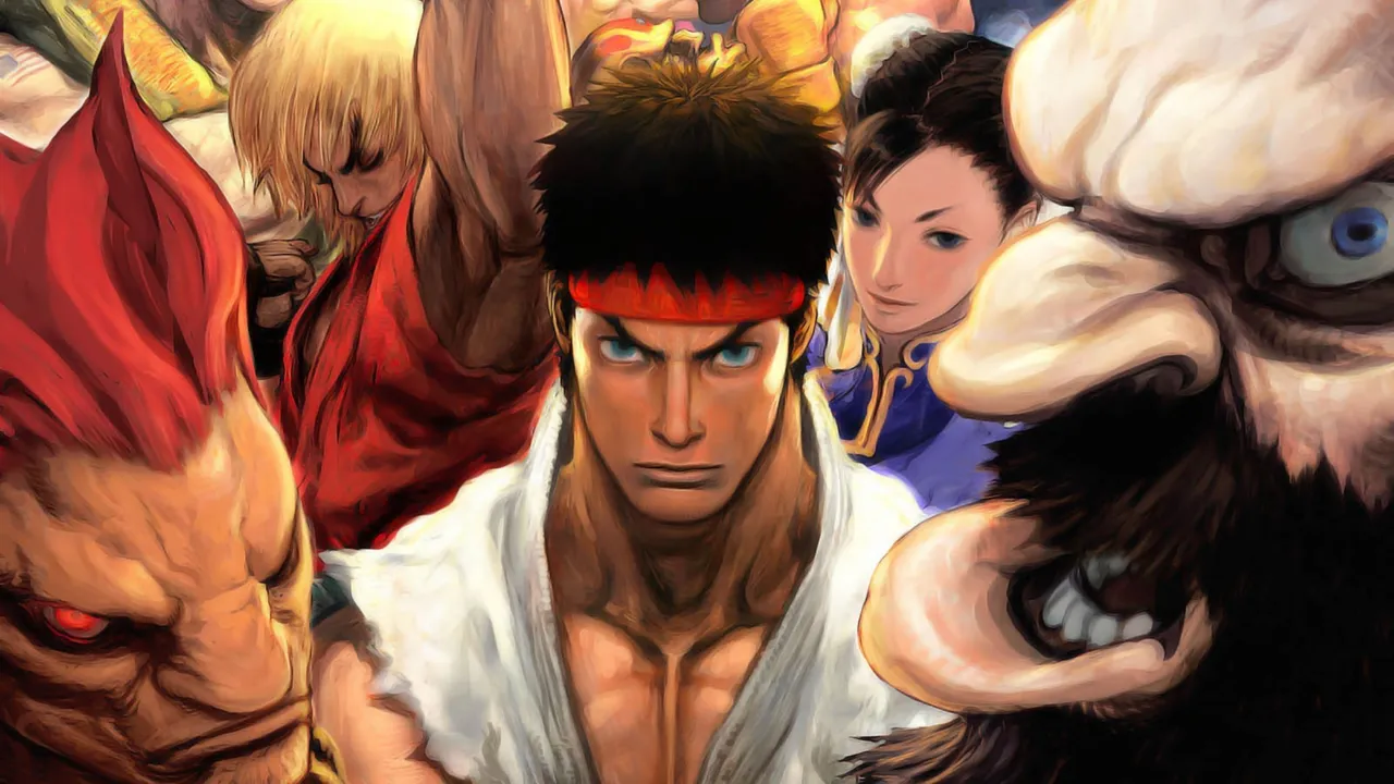Backdrop artwork for Street Fighter Anniversary Collection