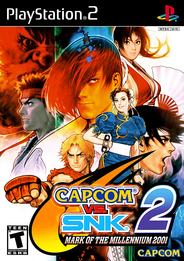 Capcom vs. SNK 2: Mark of the Millennium 2001 box art