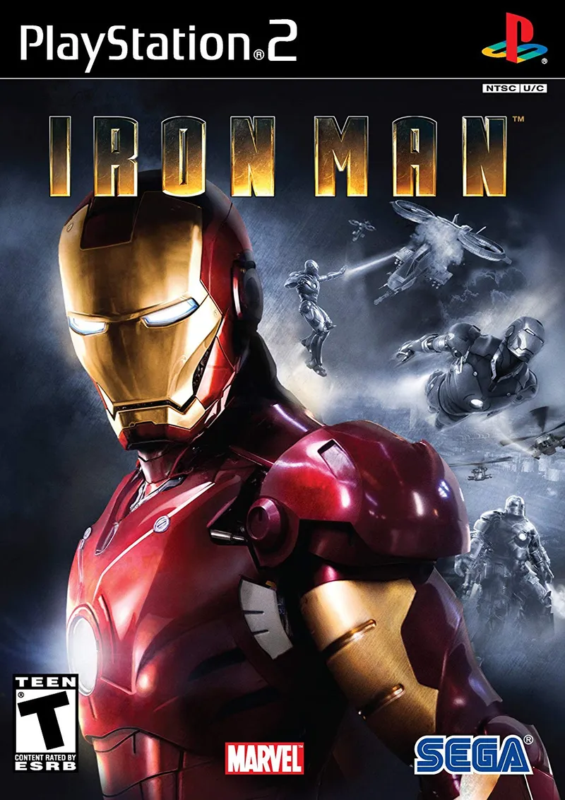 Iron Man cover art for Sony Playstation 2